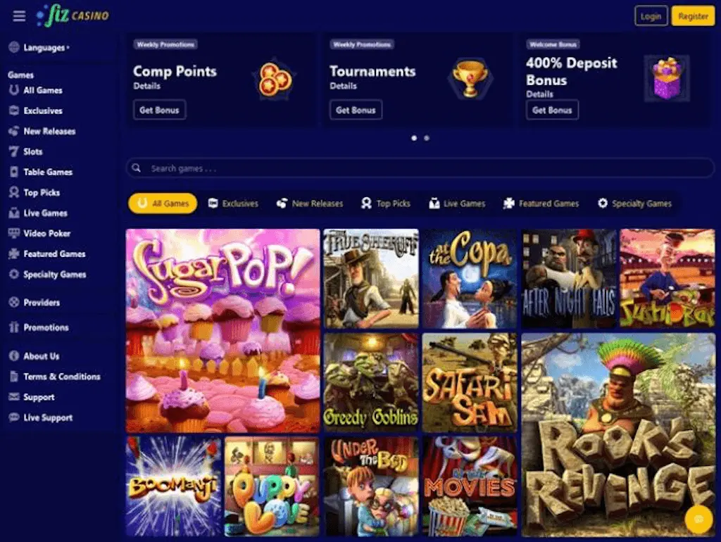Fiz Casino – Official Online Casino Platform image 2